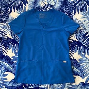 Royal Blue FIGS top